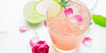 No.6 Công thức pha chế trà hoa hồng chanh sả | Series chuyên đề pha chế trà hoa quả