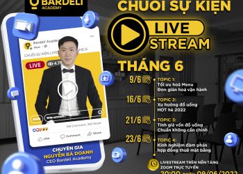 Chuỗi livestream cập nhật xu hướng đồ uống mới nhất hè 2022
