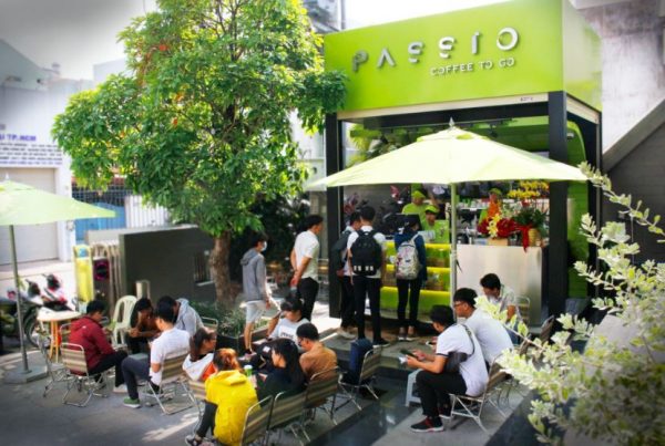 Passio Coffee - Mô hình nhượng quyền cafe sạch tiện lợi